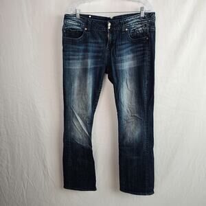 Vigoss The Chelsea Slim Boot Jeans Juniors Women's 15/16 Blue Dark Wash